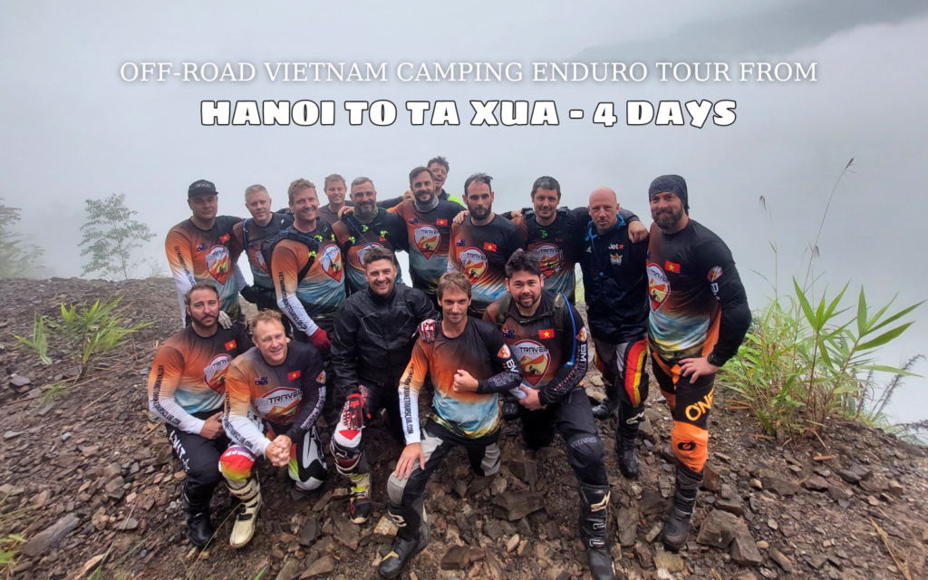 Off-road Vietnam Camping Enduro tour from Hanoi to Ta Xua – 4 days